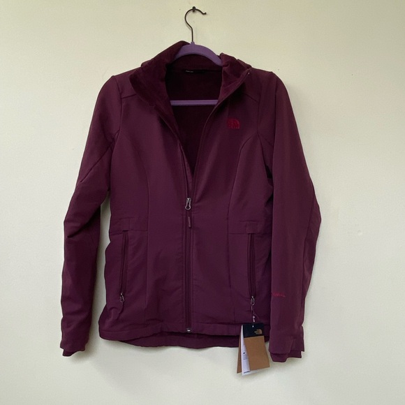 The northern face woman’s SHLBERSCHL  hoodie standard s/m Radishes burgundy - Picture 10 of 12